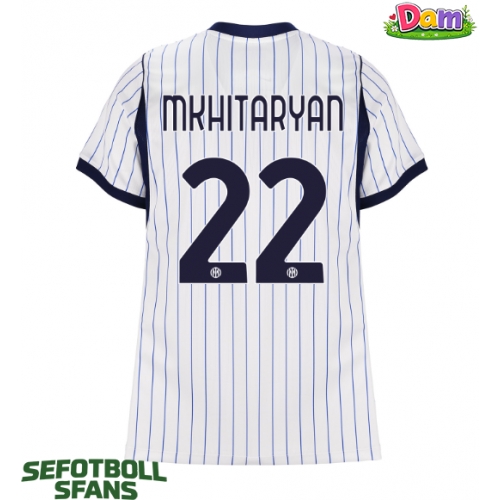 Inter Milan Henrikh Mkhitaryan #22 Bortatröja Kvinnor 2026-27 Kortärmad